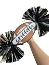 Personalized Football Cheer Pom Sign Custom Football Spirit Stick